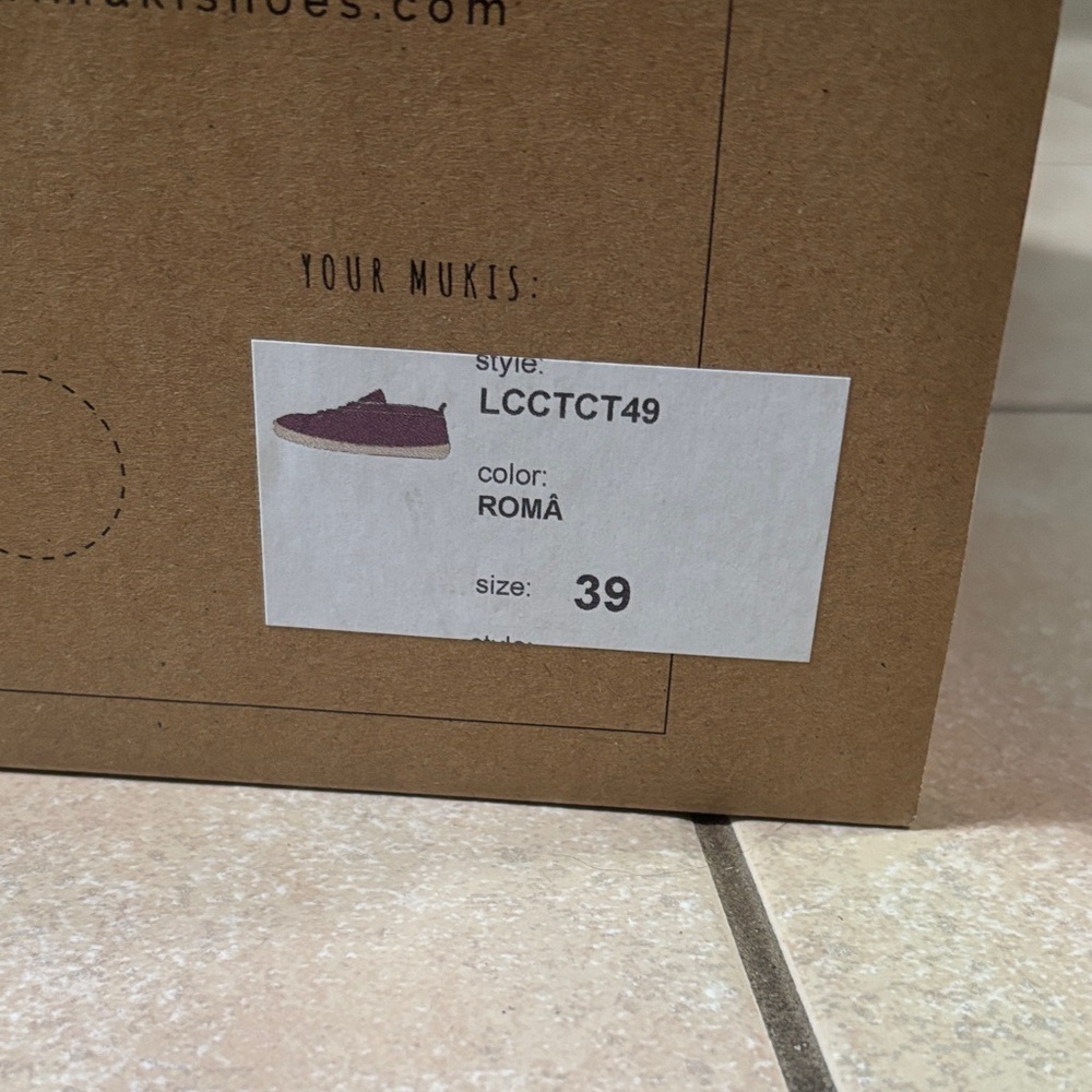 Mukishoes Roma 39